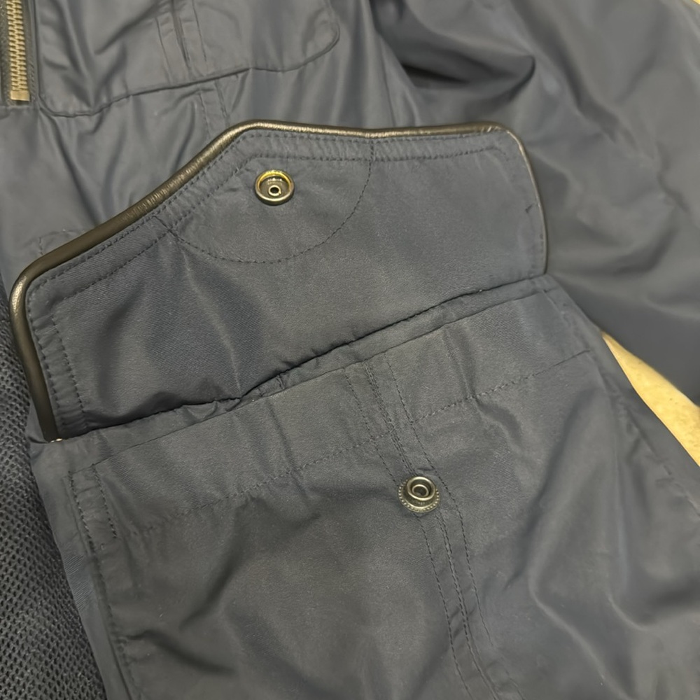 BURBERRY Brit Ladies Trench Coat size 14 navy blue - Picture 4 of 14